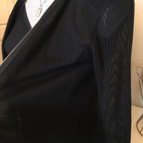 New - Kenneth Cole zip up cardigan - Picture 3 of 4